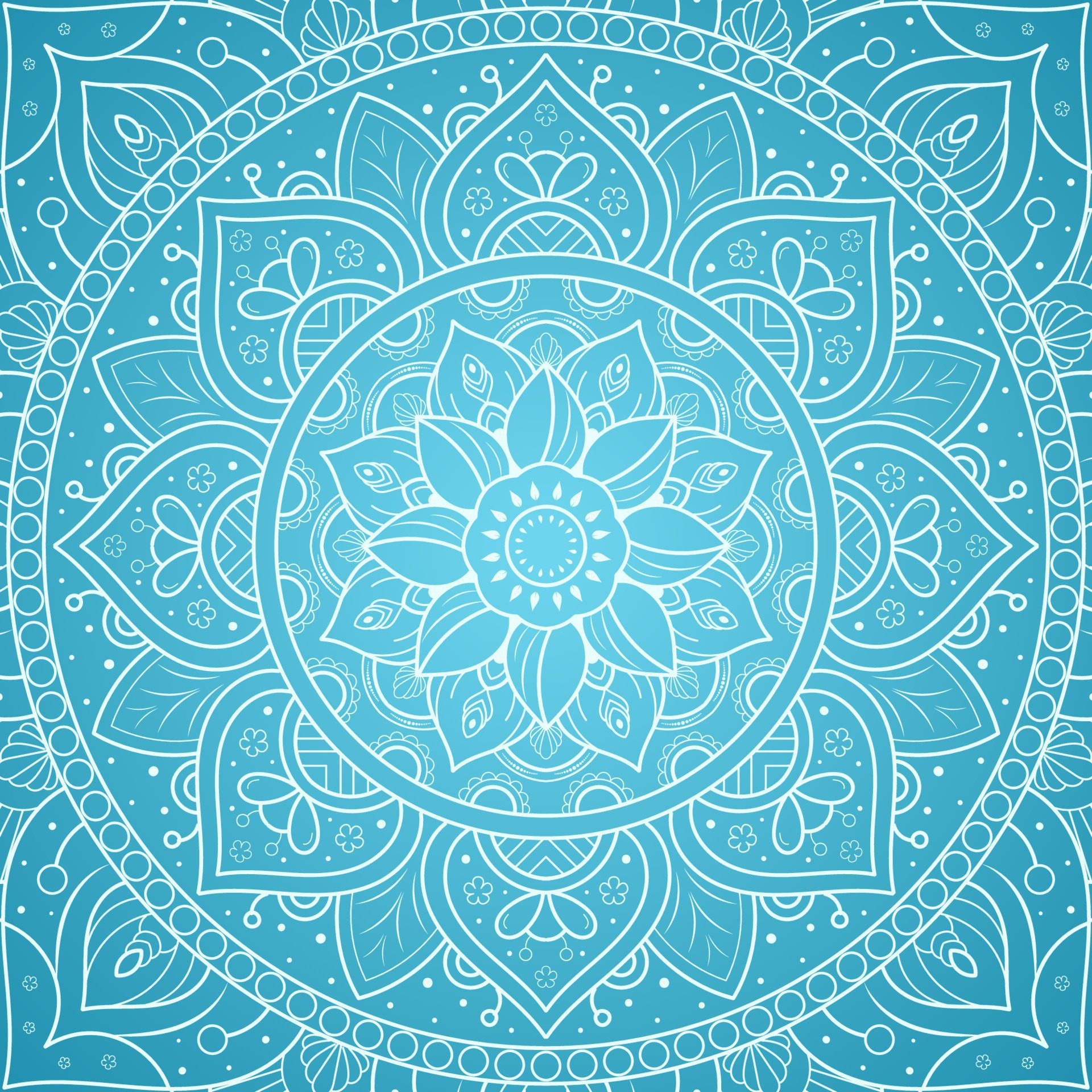 black-and-white-mandala-floral-pattern-vintage-decorative-elements-mandala-background-free-vector