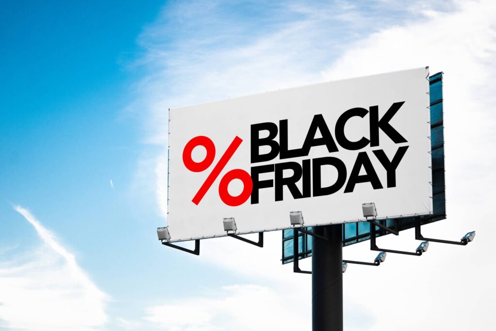 Black Friday Billboard Free Photo