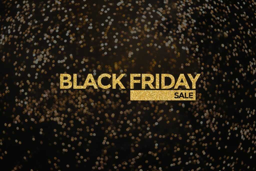 Black Friday Golden Bling Bling Visual Free Photo