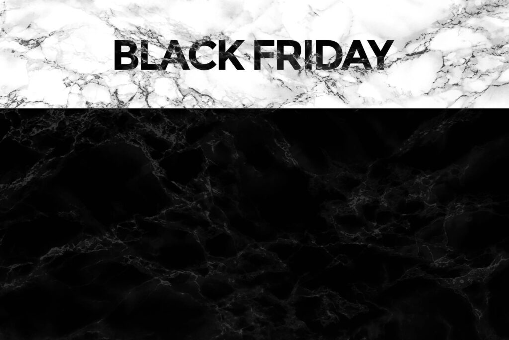 Black Friday Marble Card with Place for Text Free Photo