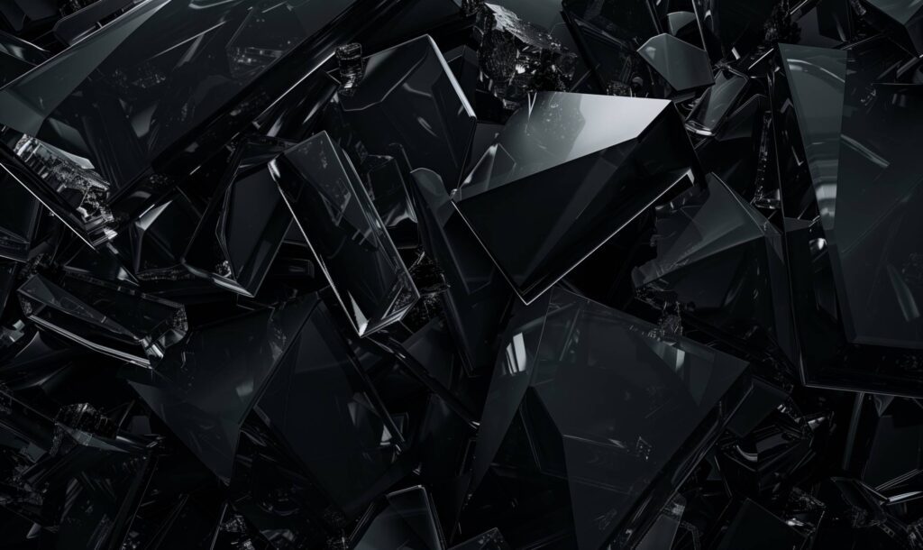 Black Glass Abstract Background Stock Free