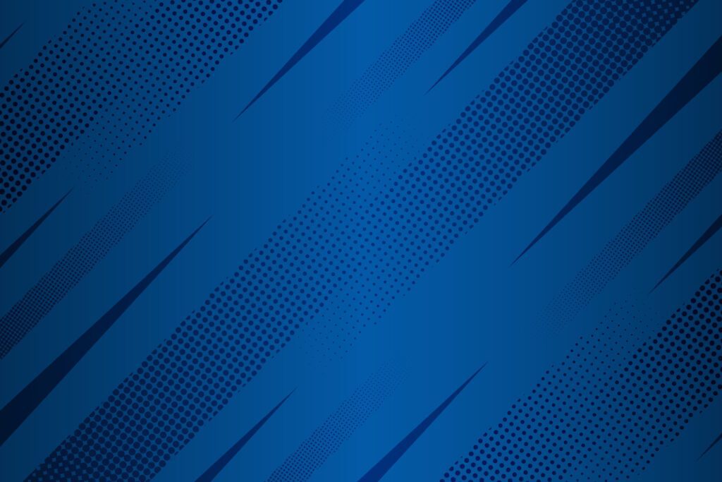 Blue abstract comic style with halftone background Free Vector