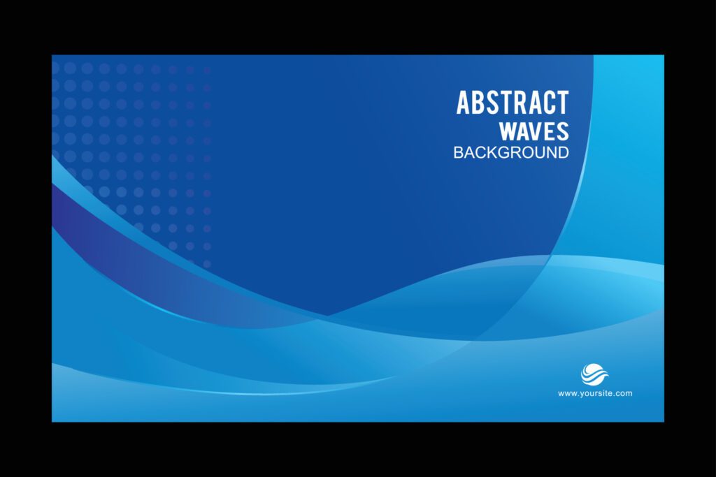 Blue color abstract banner background Free Vector and Free SVG