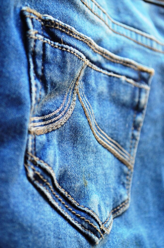 Blue Jeans Pocket Stock Free