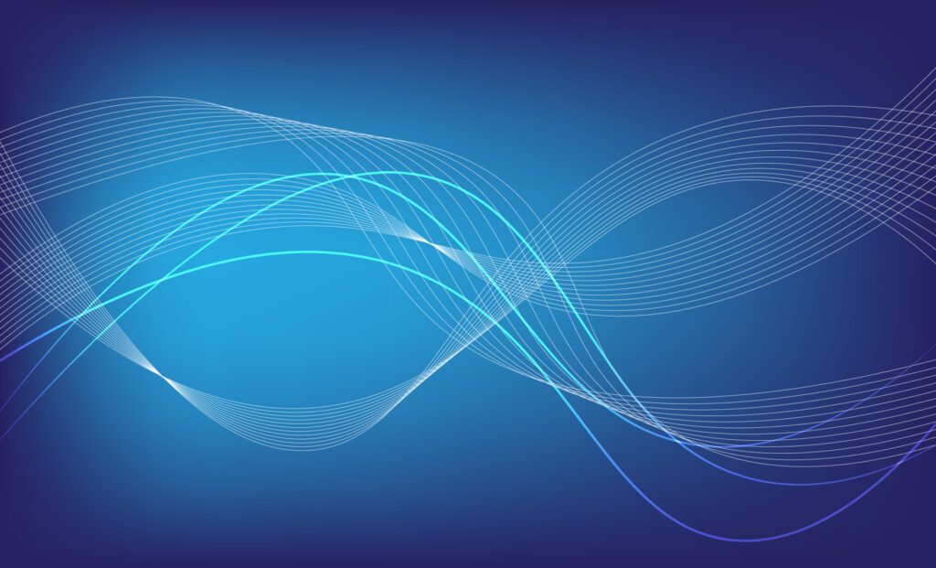 blue line background Free Vector