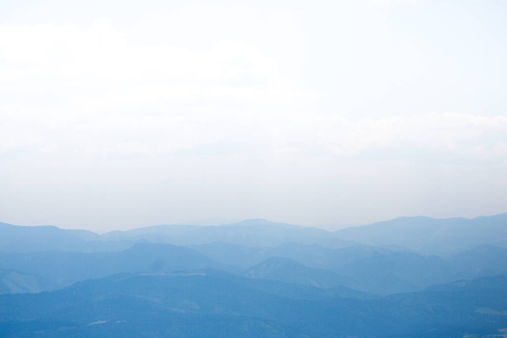 Blue Mountain Silhouettes Free Photo