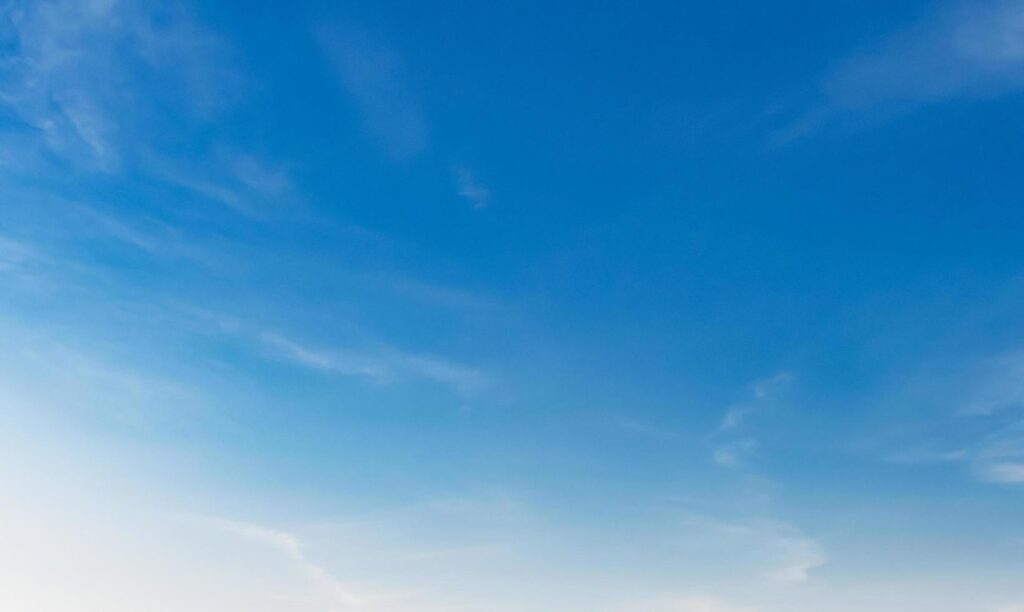 blue sky with white cloud background nature view Stock Free