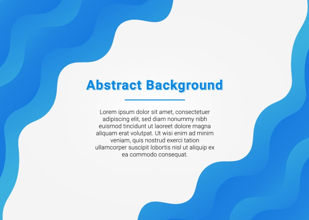 Blue Wave Presentation Background Free Vector