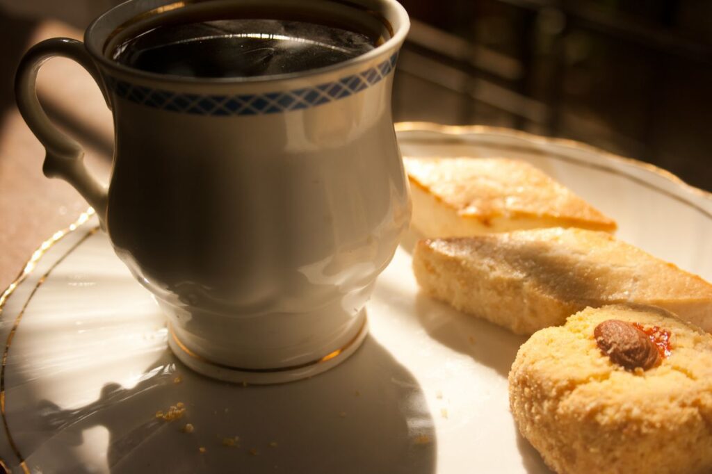 Breakfast Tea Biscuits Stock Free