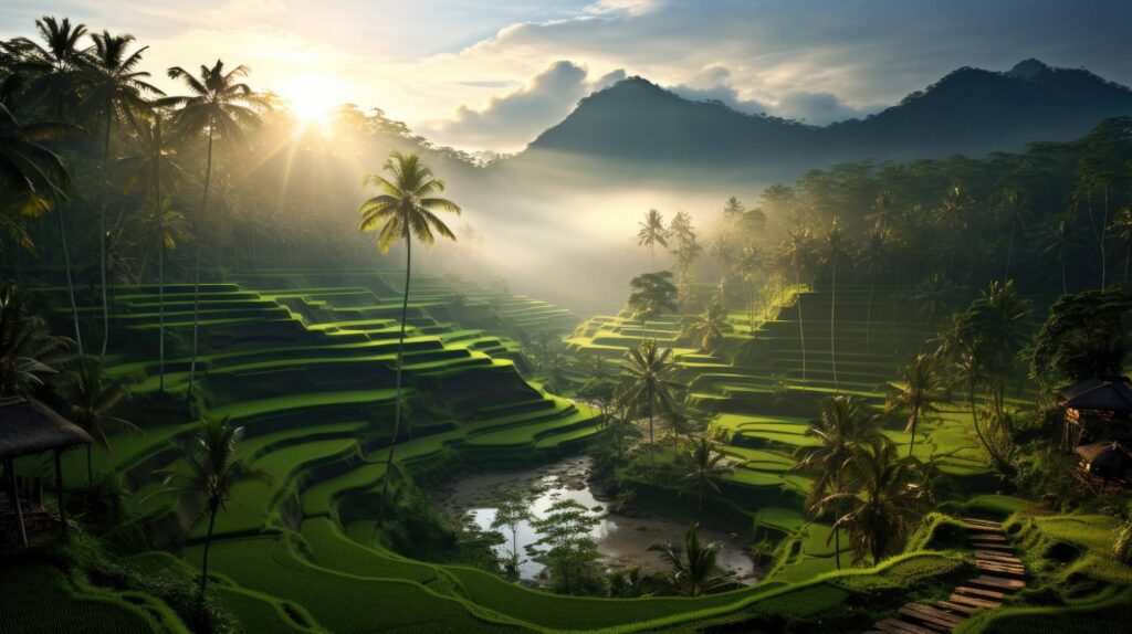 Breathtaking Bali Nature Stock Free