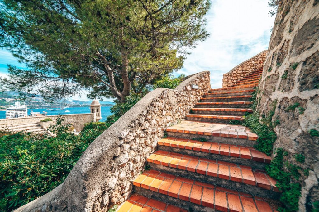 Brick Staircase in Monaco Free Photo