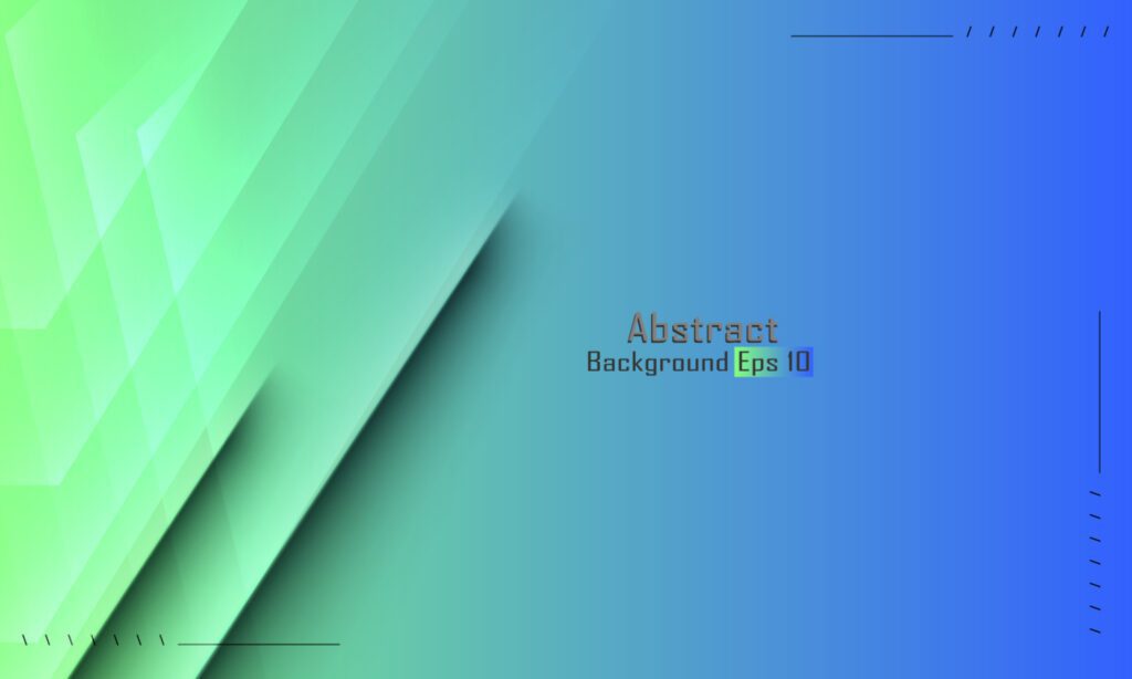 bright green and blue gradient modern abstract background Free Vector