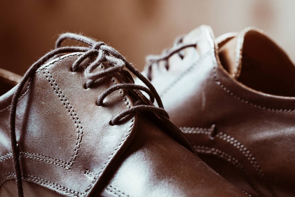 Brown Leather Shoes Shoelaces Close Up #2 Free Photo