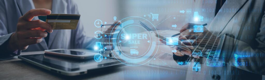 
									Business man using credit card and calculator for shopping online ,selective focus. Stock Free