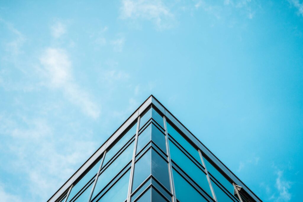 Business Skyscraper Office Building and Blue Sky Free Photo