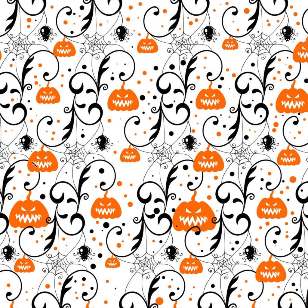 Halloween background with pumpkin