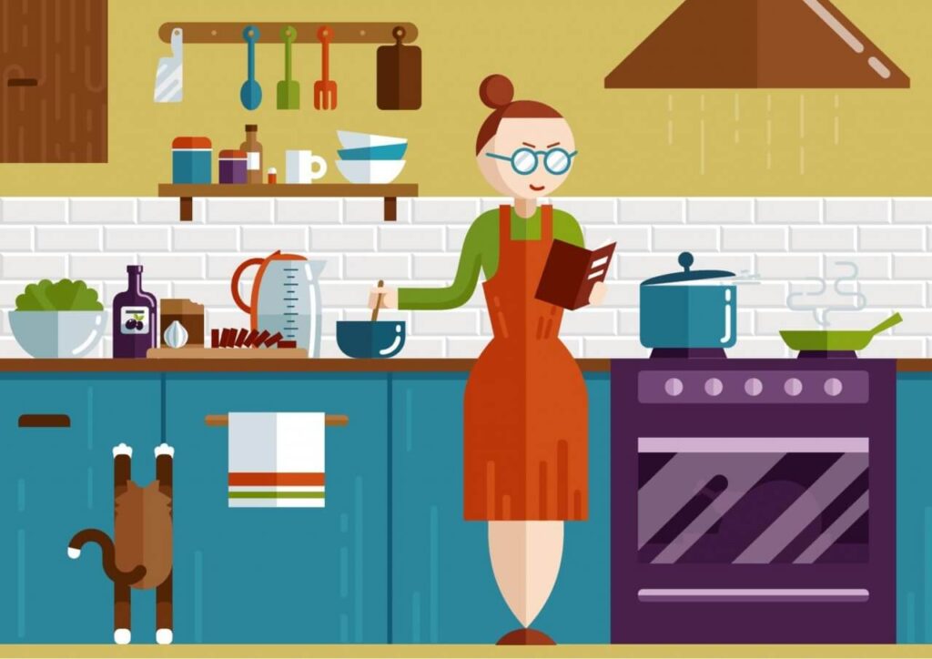 Kitchen illustration