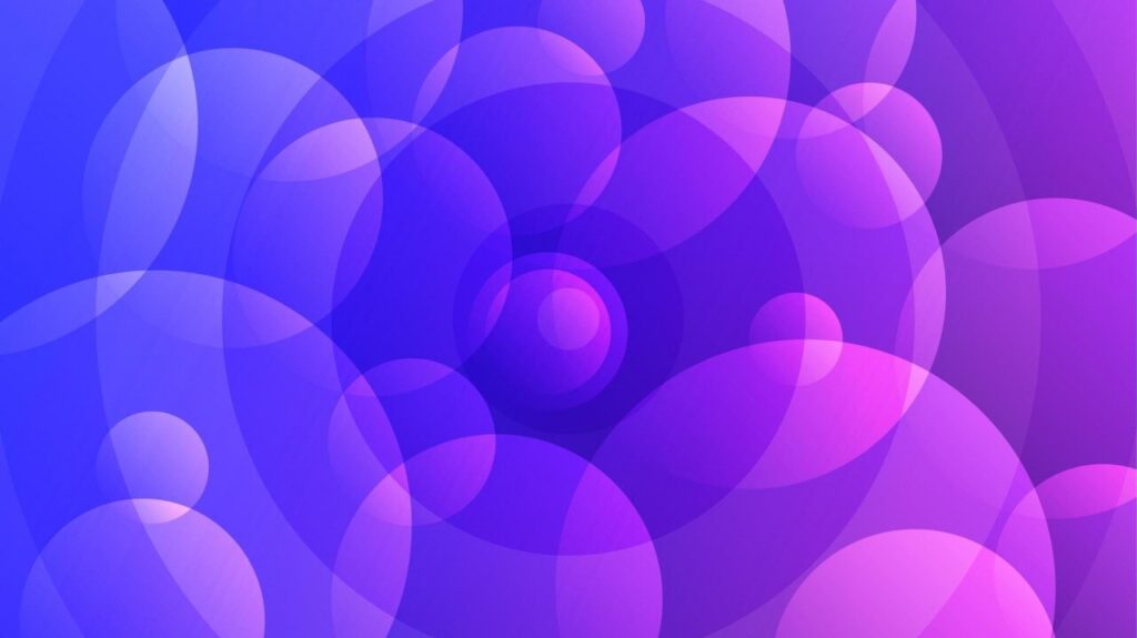 Abstract Purple Circles