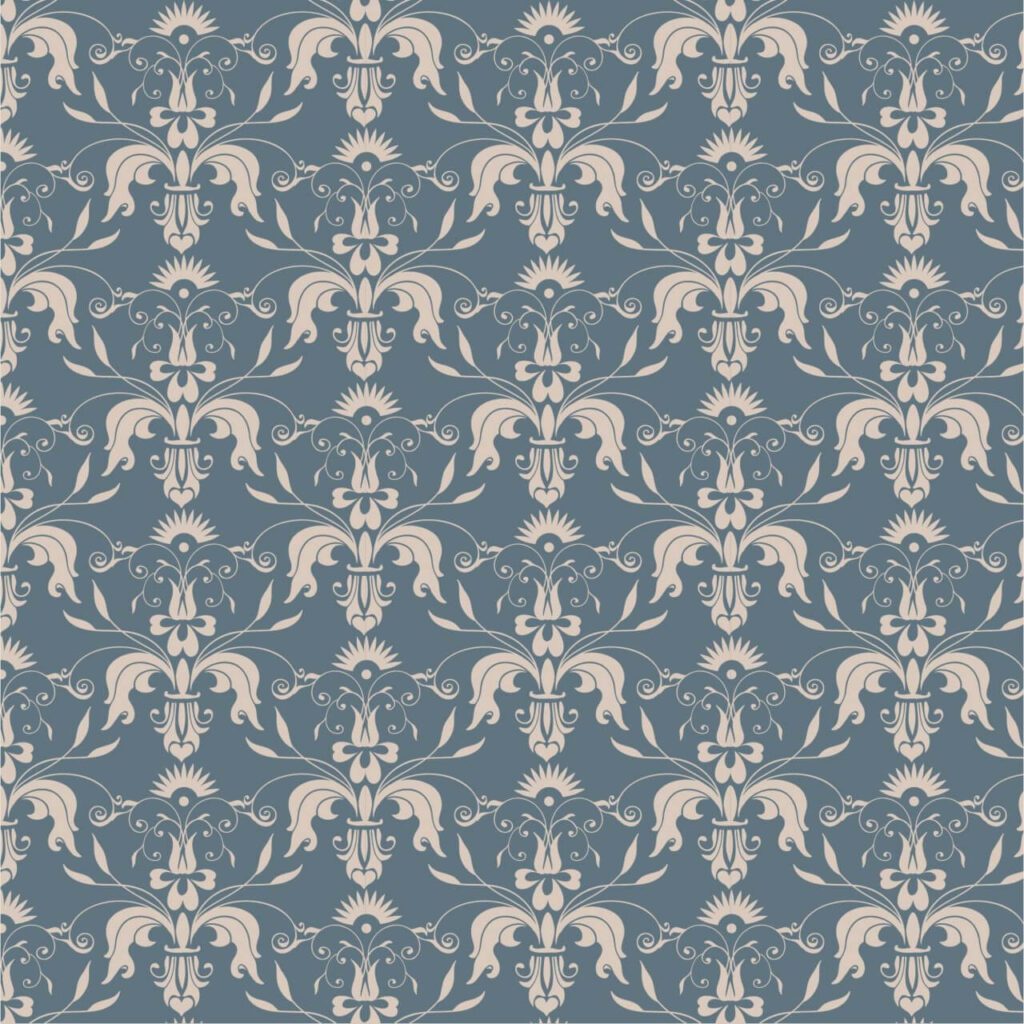 Damask seamless pattern