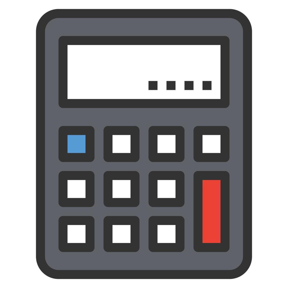 Calculator icon vector illustration . Stock Free