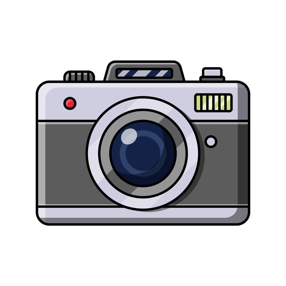 Camera icon vector isolated Stock Free