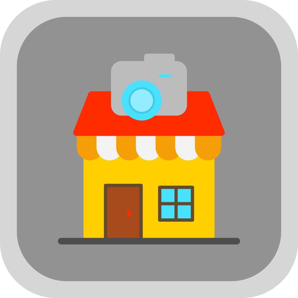 Camera Shop Vector Icon Design Stock Free