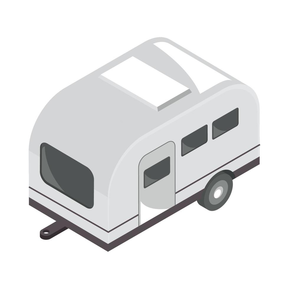 camping trailer icon Stock Free