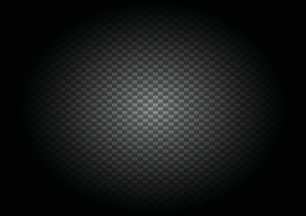 Vector carbon fiber texture. Dark background with lighting. Free Vector