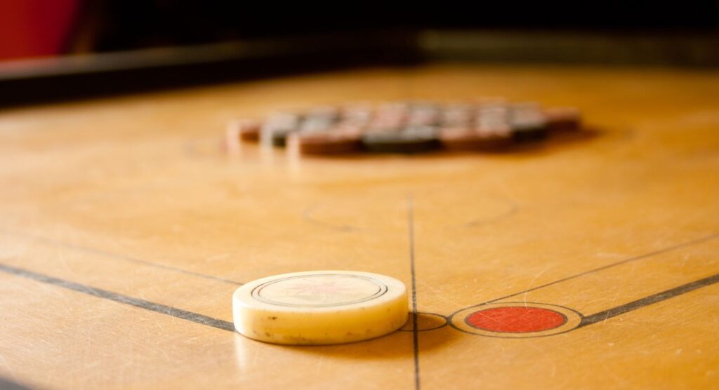 Carrom Game View Stock Free