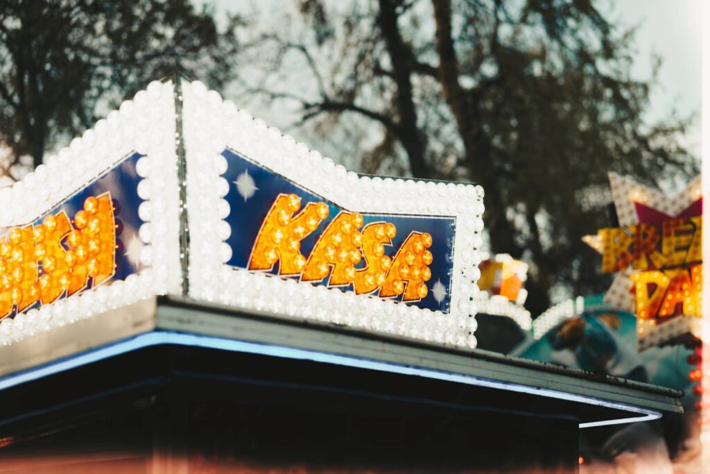 Cash Register and Ticket Sales in The Amusement Park Free Photo