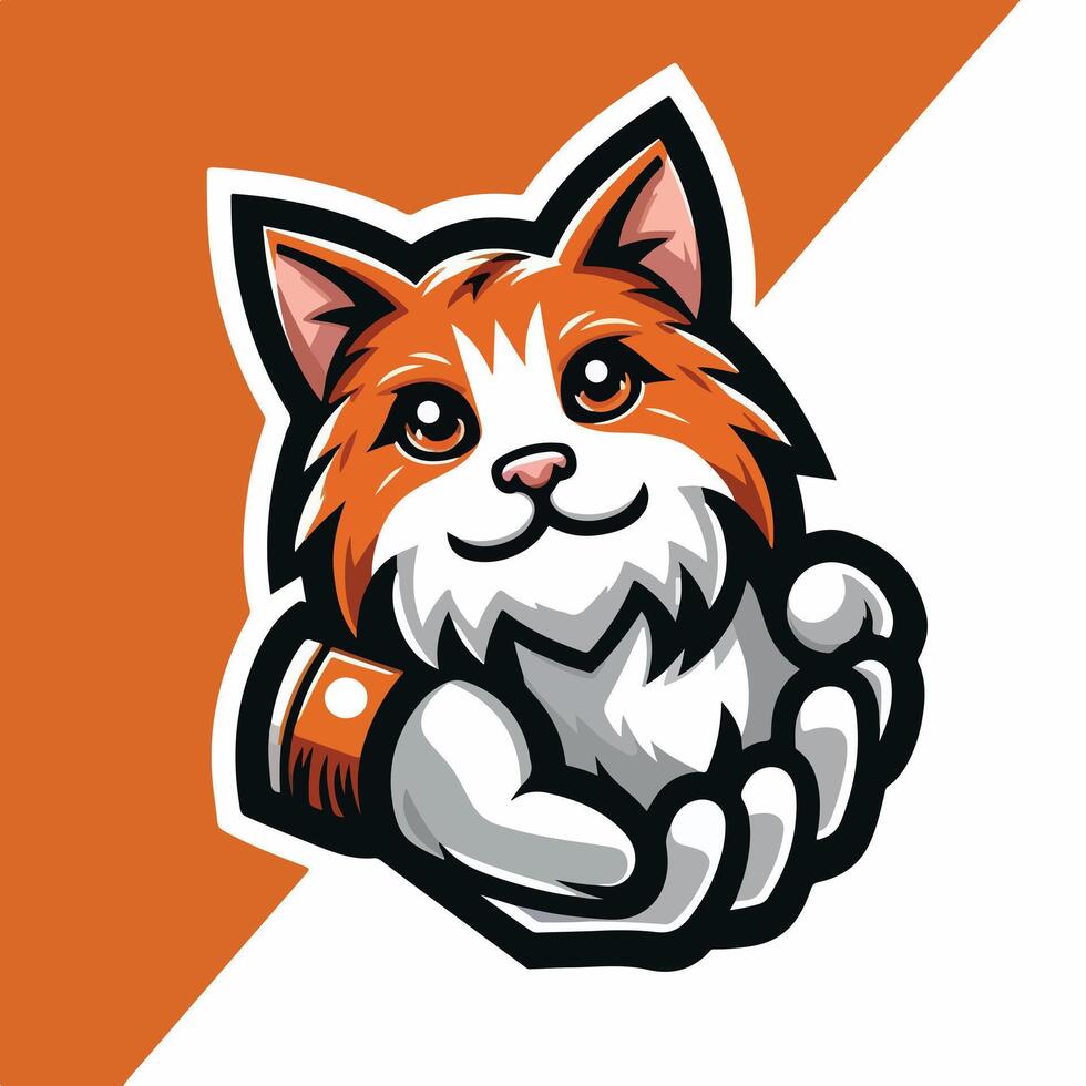 cat mascot logo icon Design Stock Free