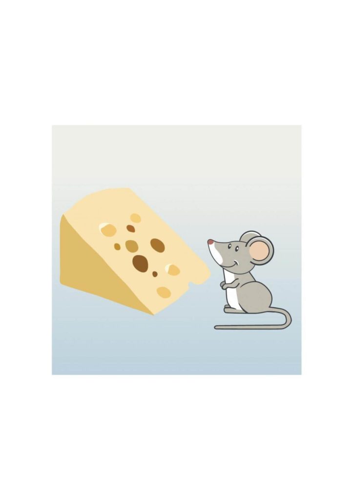 Mouse and cheese