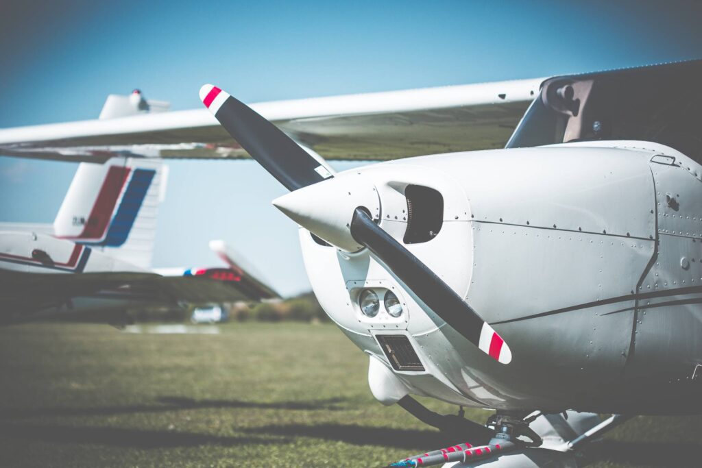 Cessna Airplane Propeller Closeup Free Photo