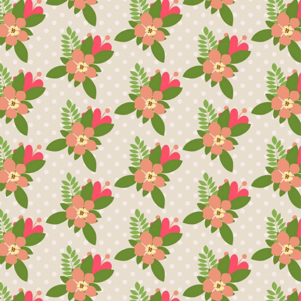 Seamless flower pattern