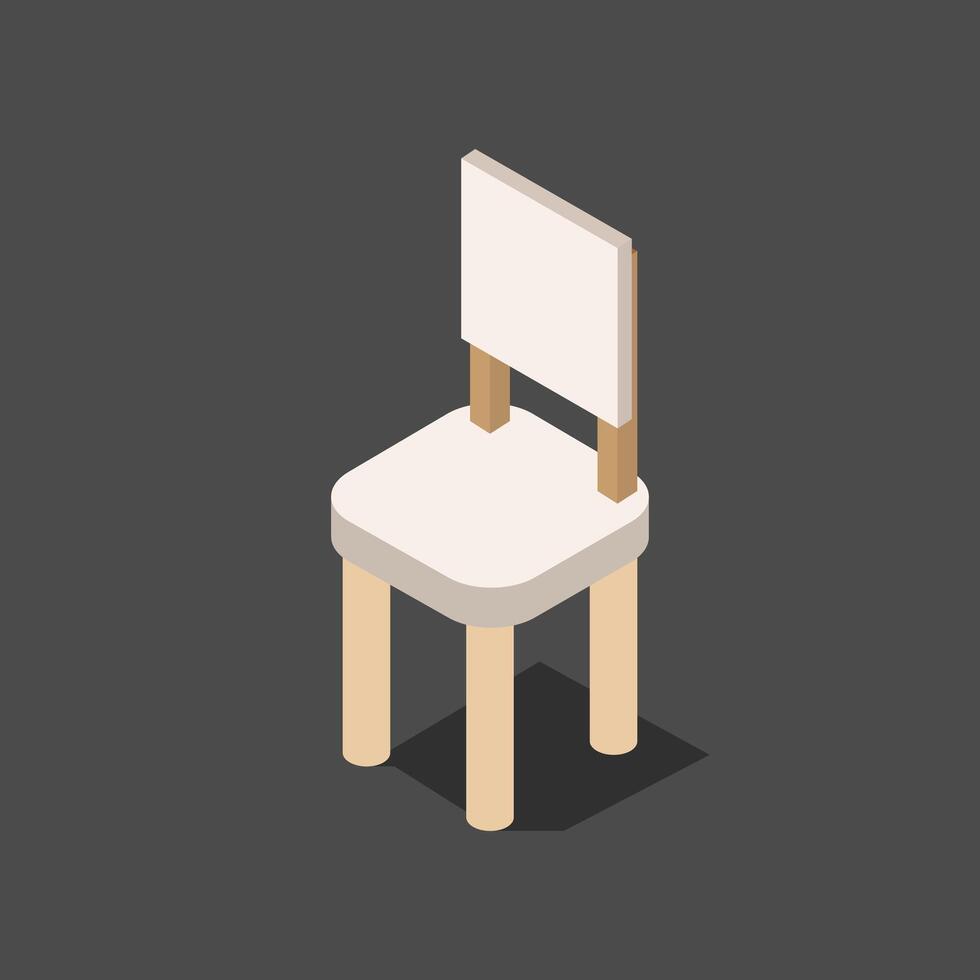 Chair Icon On Background Stock Free