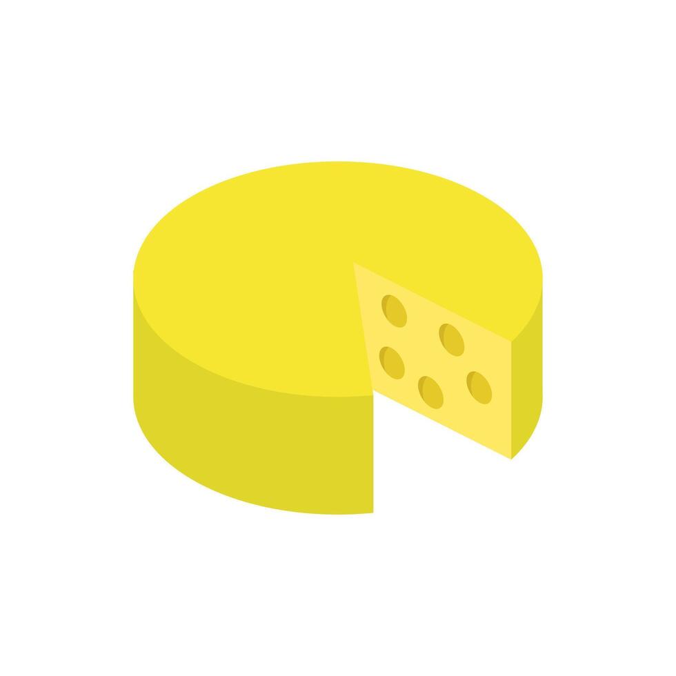 Cheese Icon On White Background Stock Free