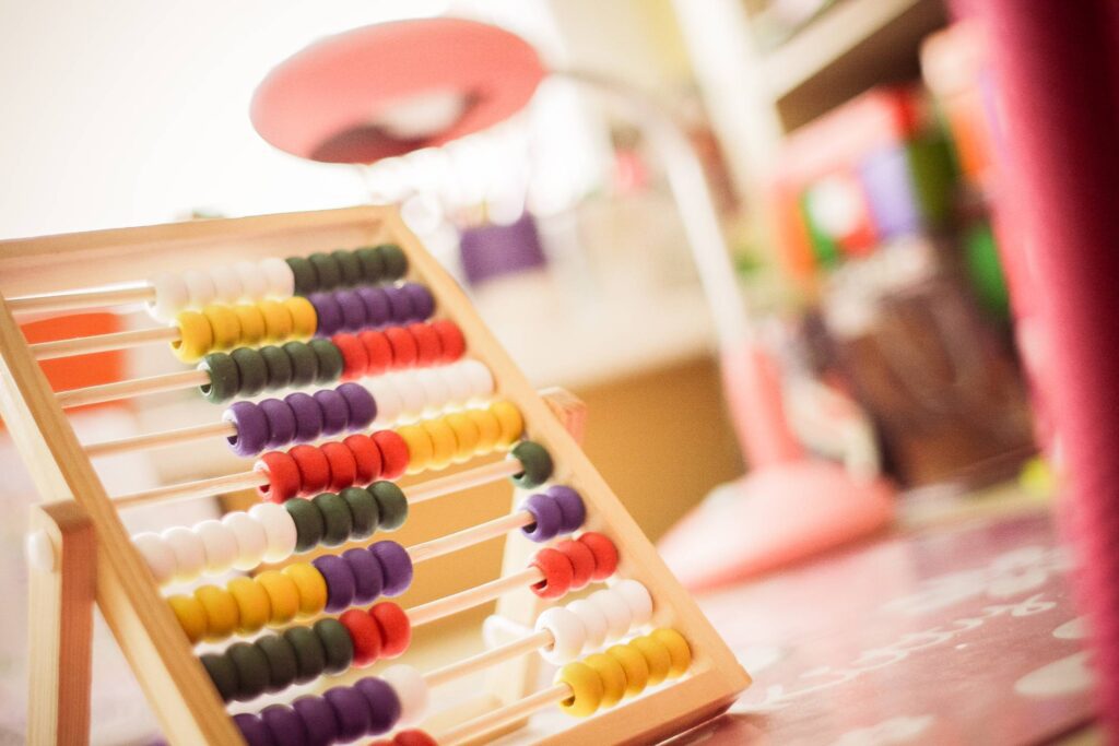 Children’s Wooden Abacus Free Photo