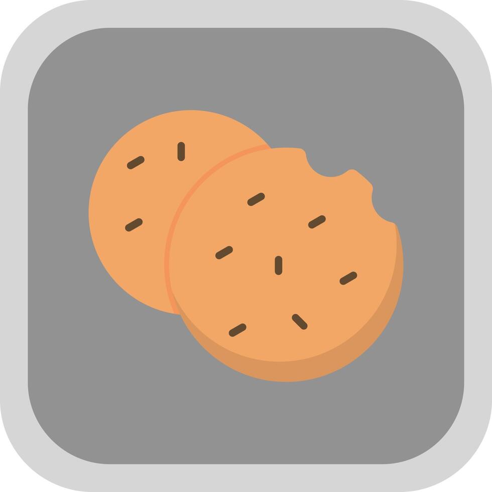 Chocolate Chip Vector Icon Design Stock Free