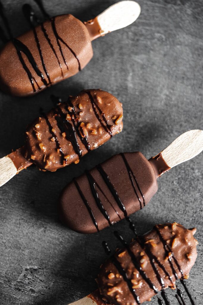 Chocolate Popsicles Free Photo