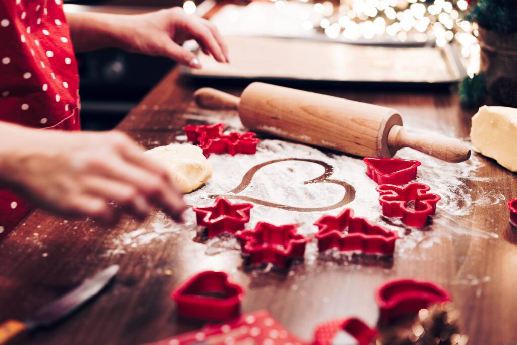 Christmas Cookies Baking with Love Free Photo