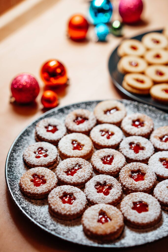 Christmas Linzer Sweets Free Photo