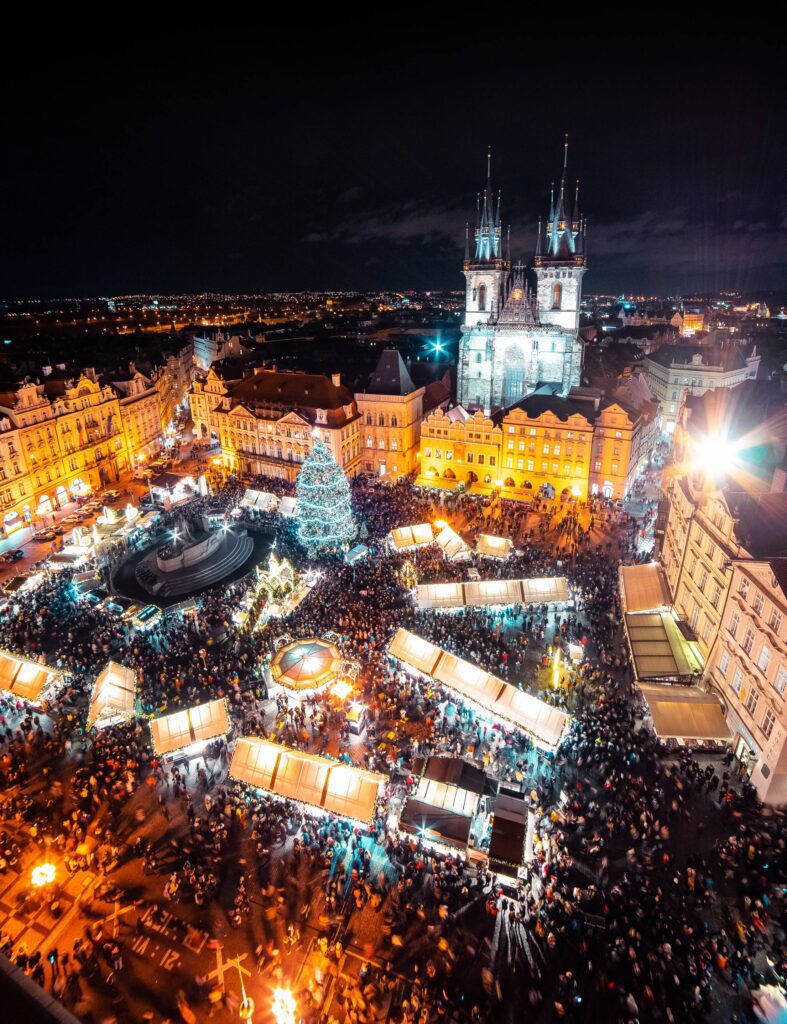 Christmas Market in Prague Free Photo