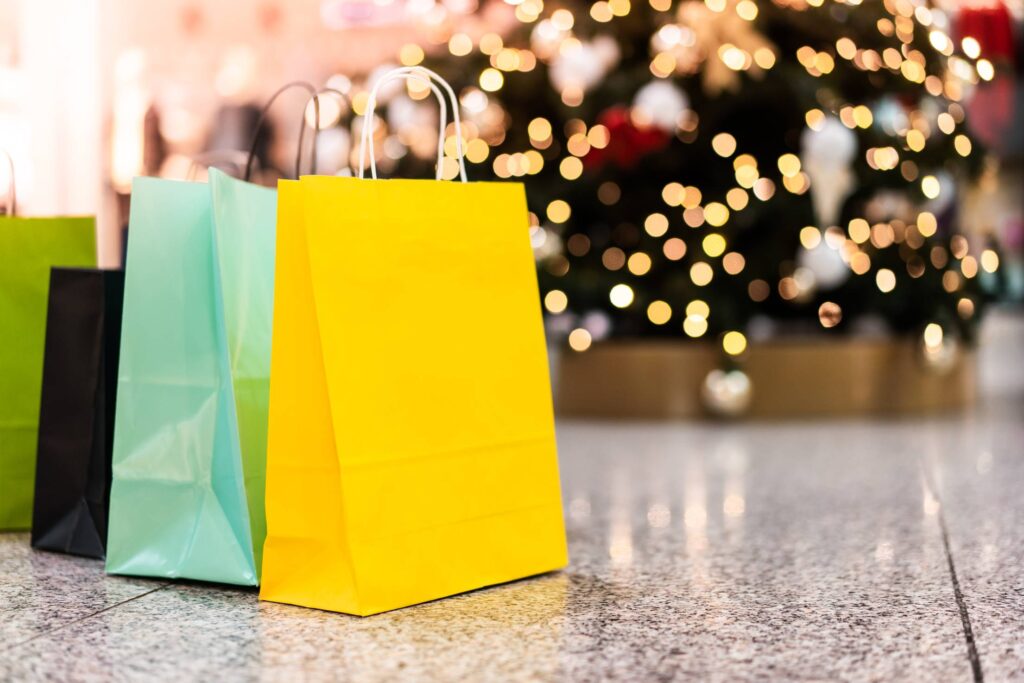 Christmas Shopping Bags Free Photo