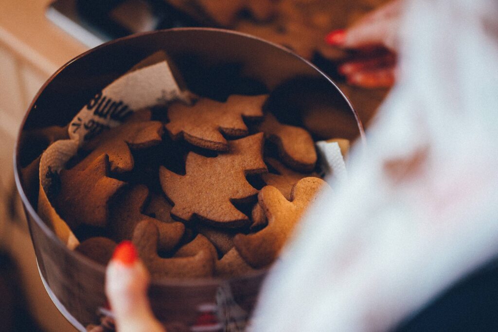 Christmas Sweets in a Box Free Photo