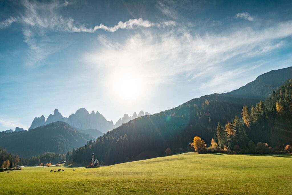 Church of St Johann in Ranui, Dolomites Italy Free Photo