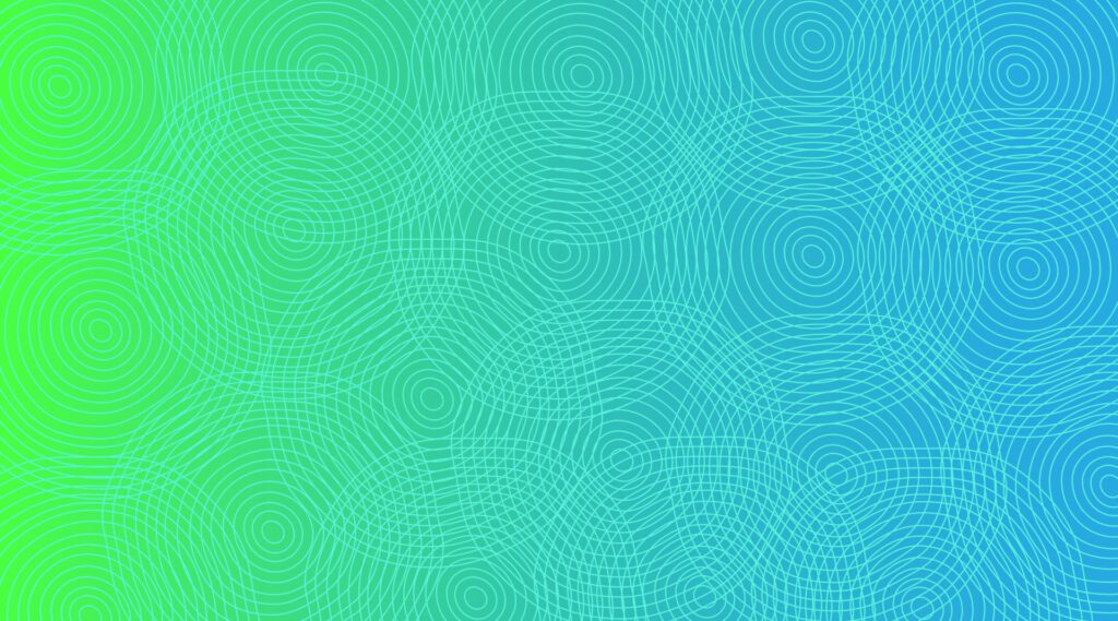 Circles abstract geometric on blue and green background. Vector design Free Vector and Free SVG