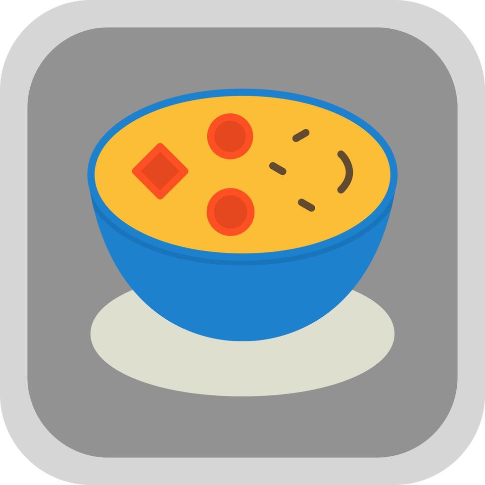 Clam Chowder Vector Icon Design Stock Free