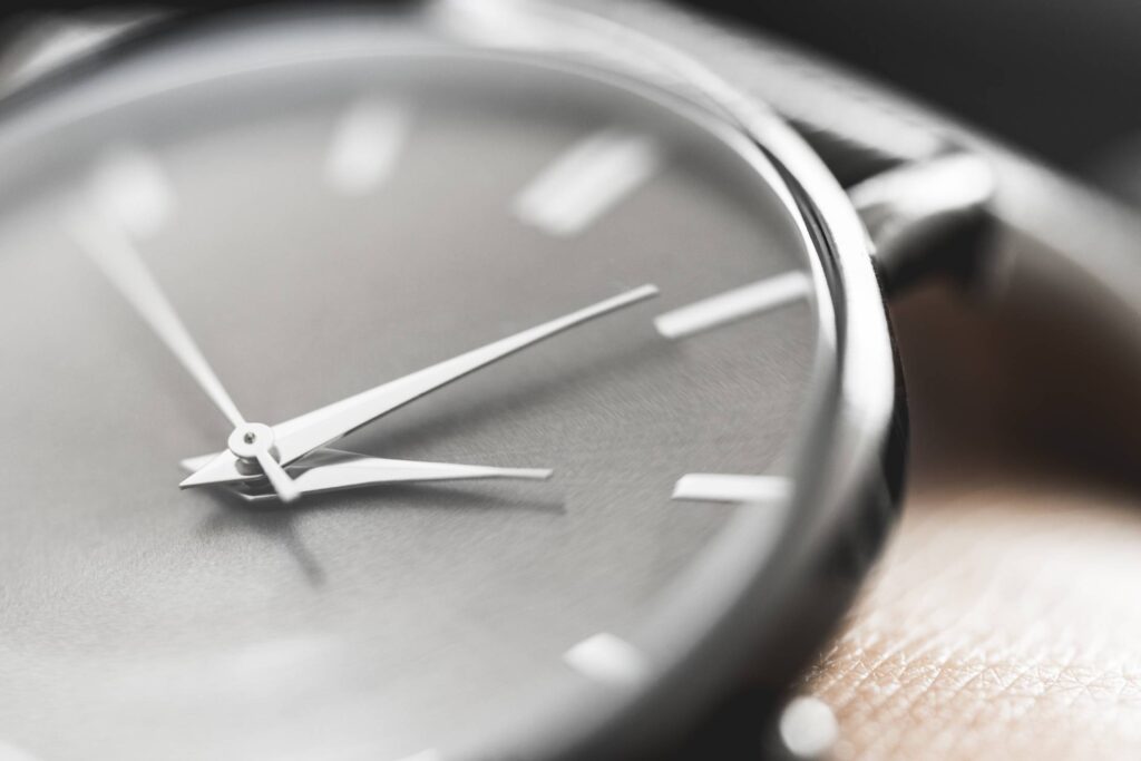 Classic Minimalistic Watches on Wrist Close Up Free Photo