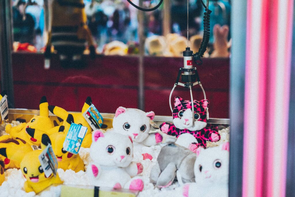 Claw Crane Game Plush Doll Toy Slot Machine Free Photo