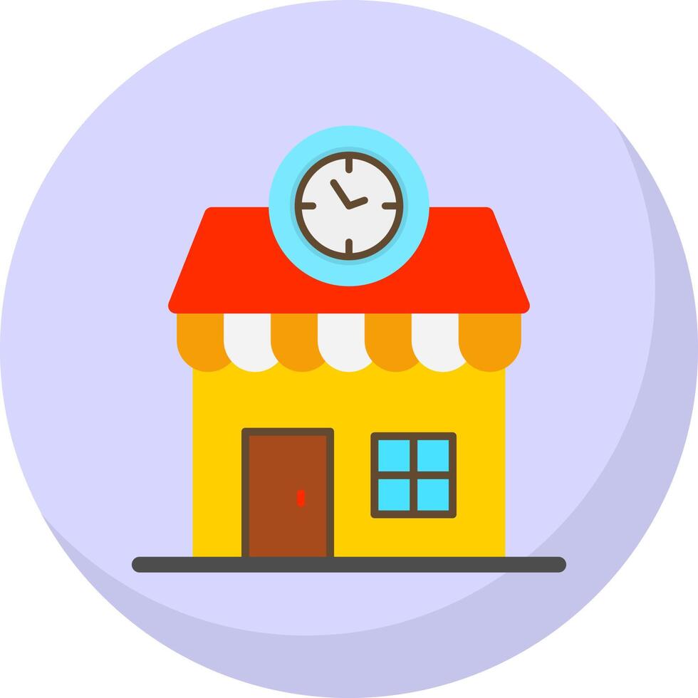 Clock Shop Vector Icon Design Stock Free